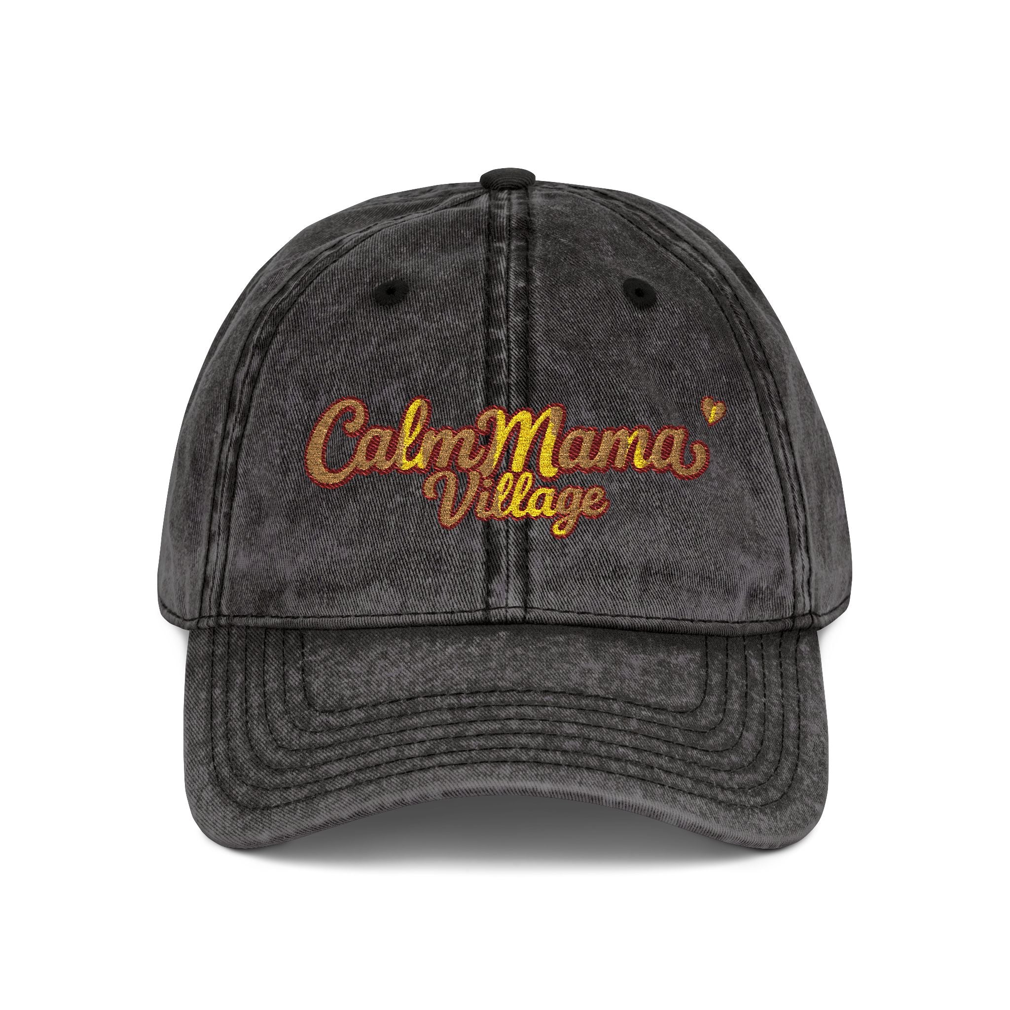 Embroidered Vintage Cap – 'Cali Mama' Retro Washed Baseball Hat