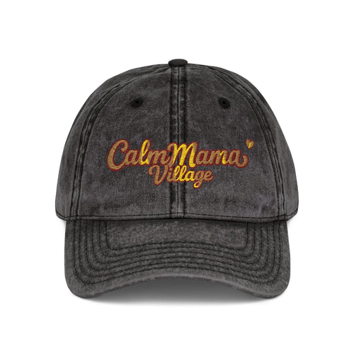 Embroidered Vintage Cap – 'Cali Mama' Retro Washed Baseball Hat