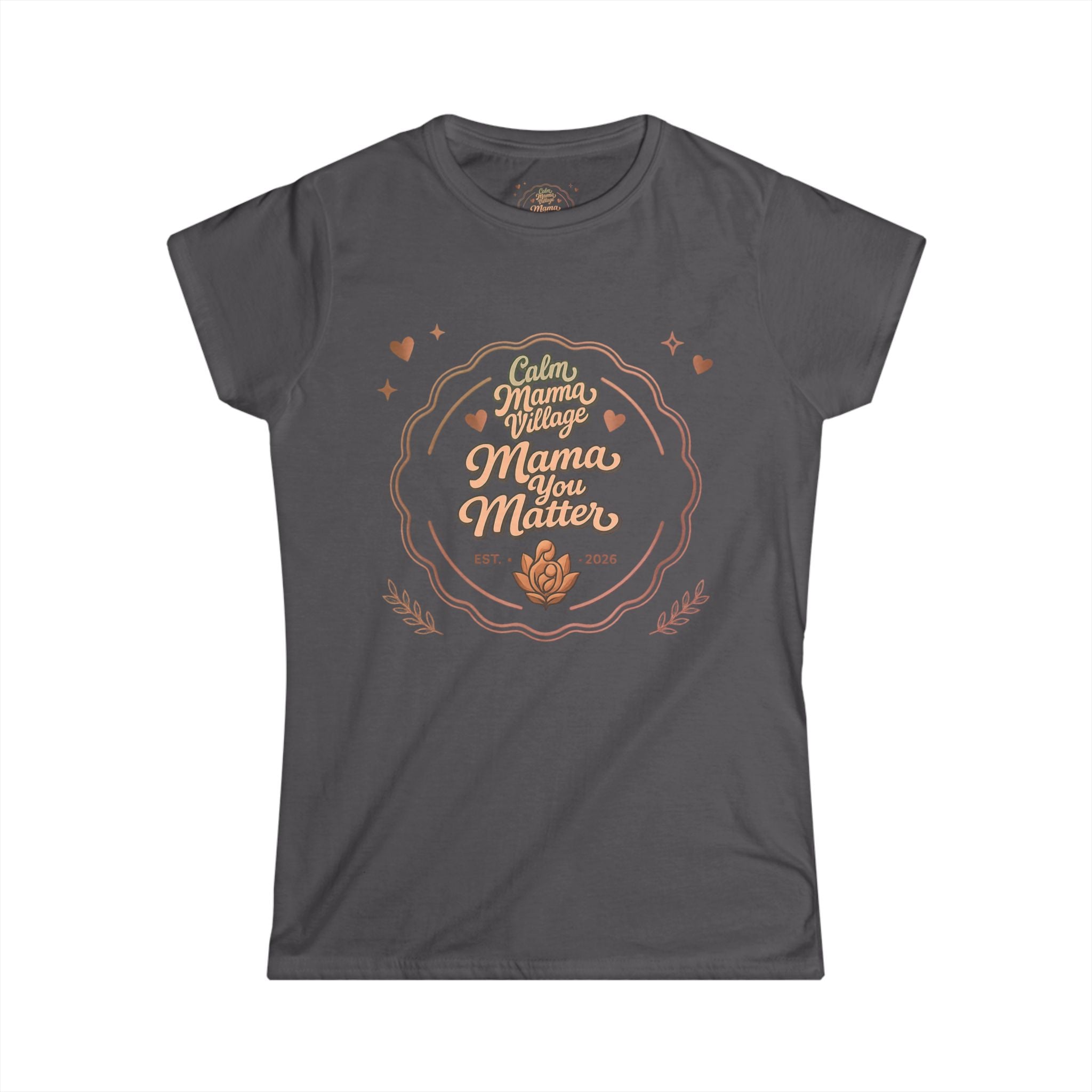 Mama by Matter Women's Tee — Vintage Floral Mother's Day Graphic Shirt