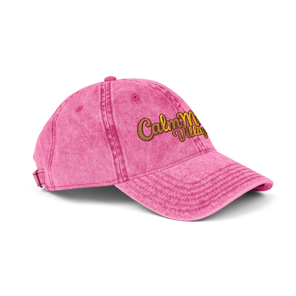 Embroidered Vintage Cap – 'Cali Mama' Retro Washed Baseball Hat