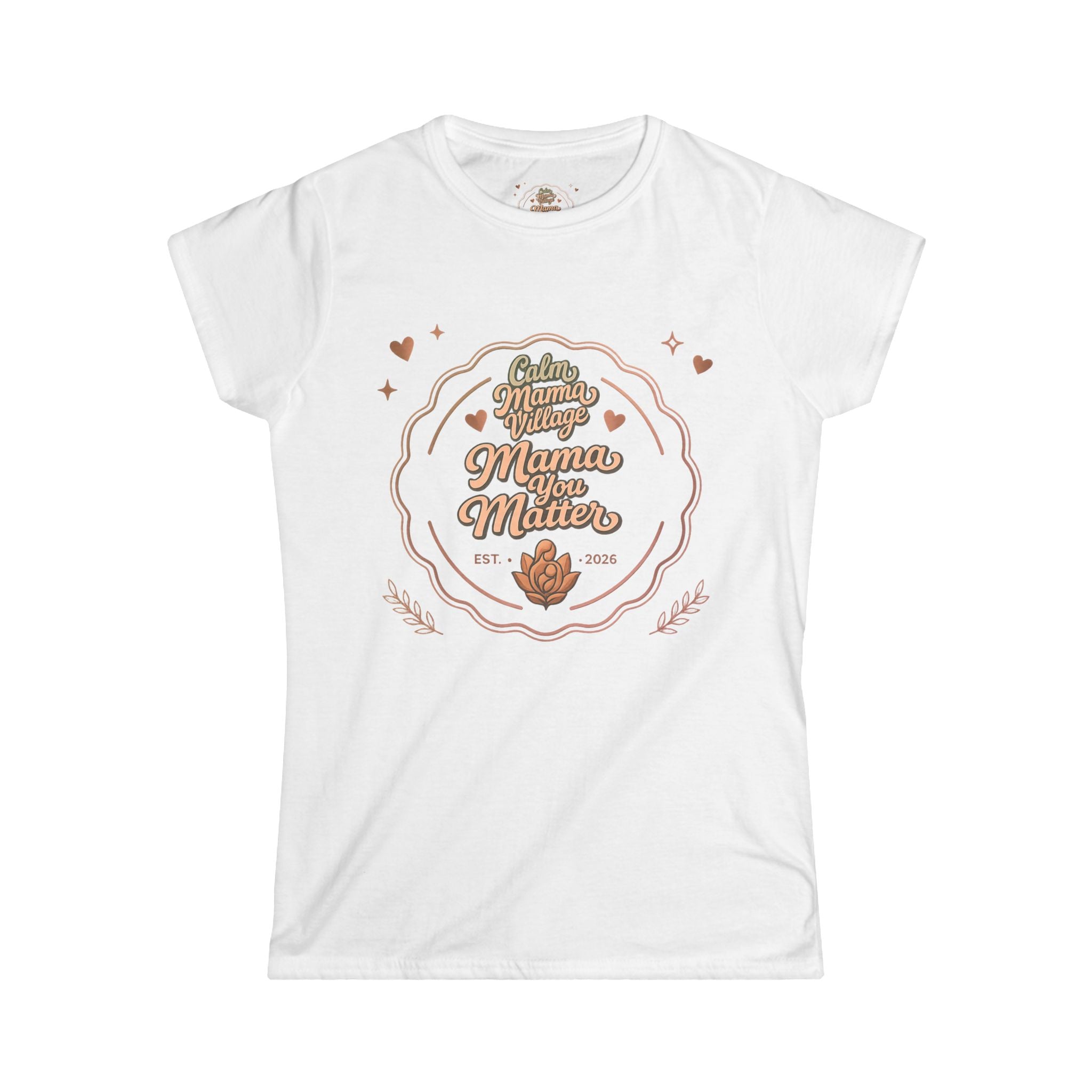 Mama by Matter Women's Tee — Vintage Floral Mother's Day Graphic Shirt