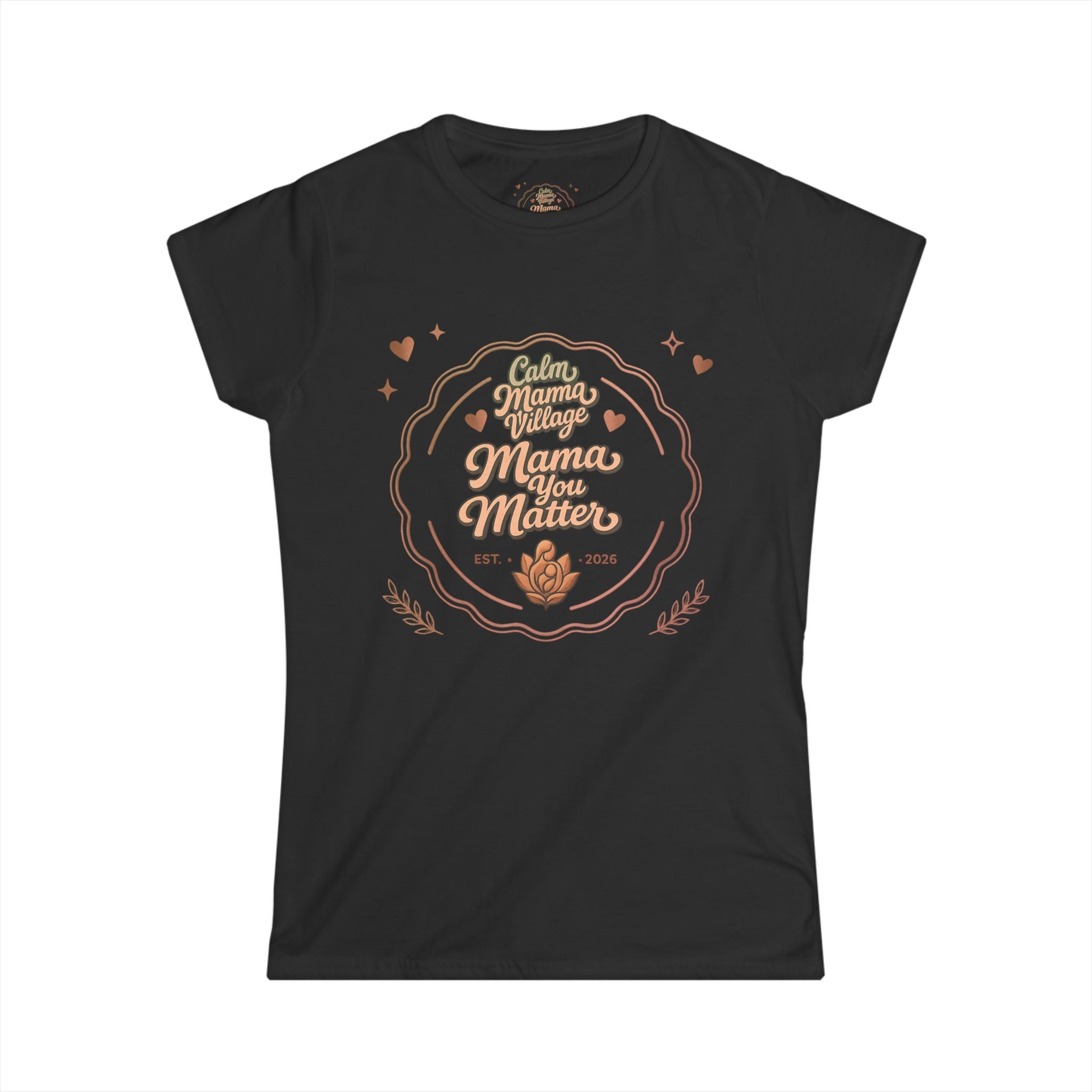 Mama by Matter Women's Tee — Vintage Floral Mother's Day Graphic Shirt