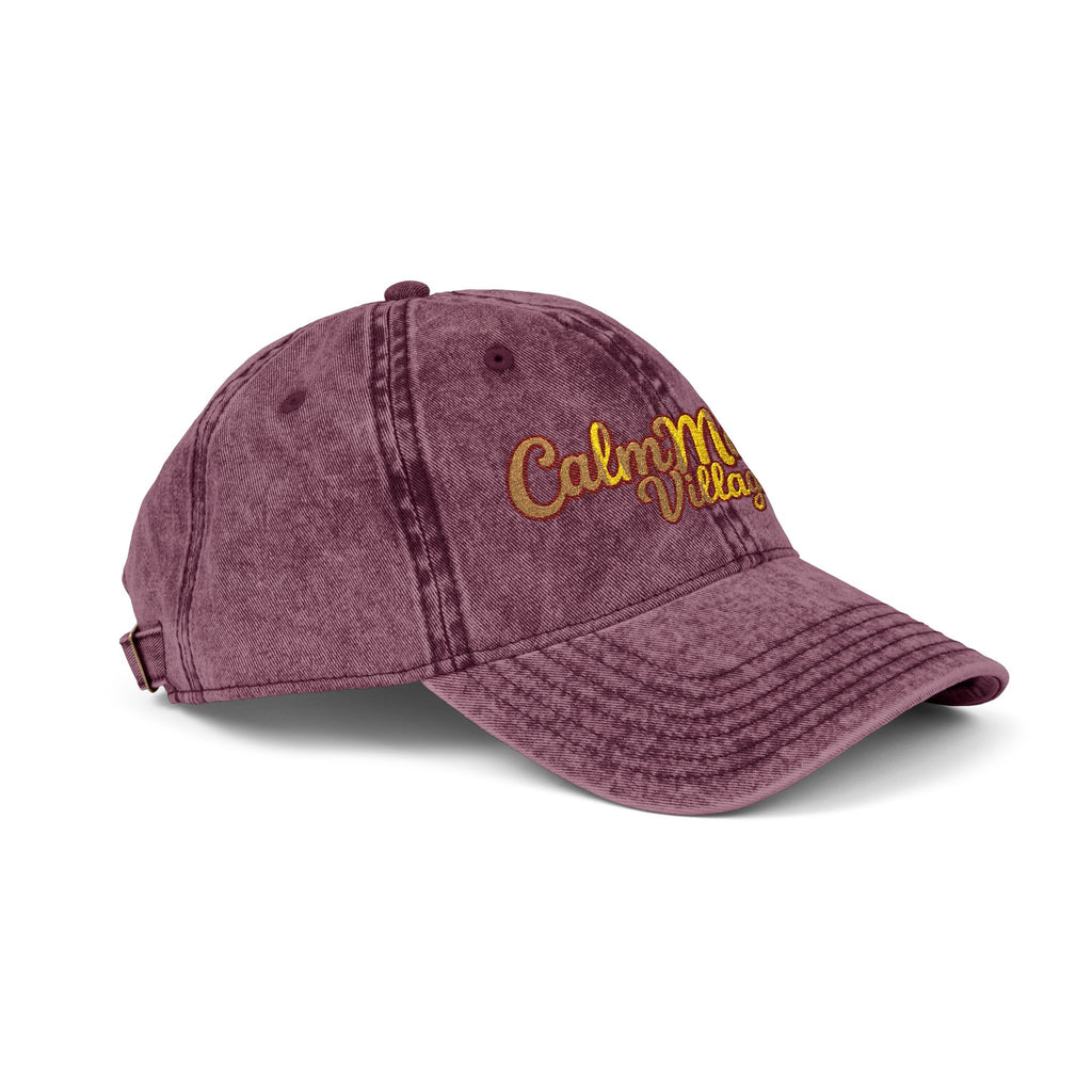 Embroidered Vintage Cap – 'Cali Mama' Retro Washed Baseball Hat